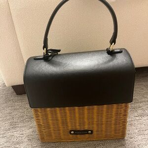 Modern Picnic - the Large Luncher - Black Wicker - NEVER USED